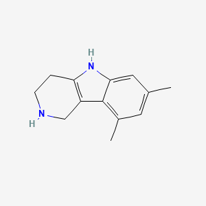 molecular formula C13H16N2 B13167692 7,9-Dimethyl-2,3,4,5-tetrahydro-1h-pyrido[4,3-b]indole CAS No. 922511-57-7