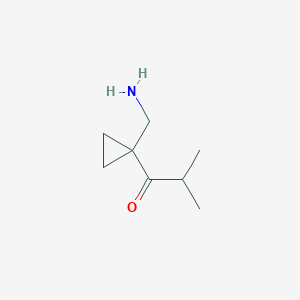 1-[1-(Aminomethyl)cyclopropyl]-2-methylpropan-1-one