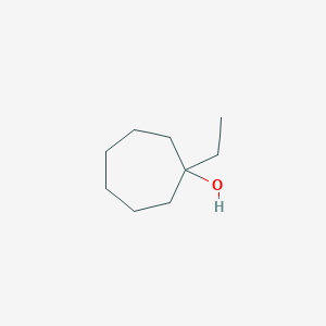 molecular formula C9H18O B13167728 1-Ethylcycloheptan-1-ol 