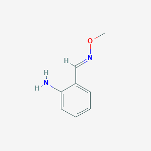 molecular formula C8H10N2O B1316773 (E)-2-氨基苯甲醛O-甲基肟 CAS No. 305811-22-7