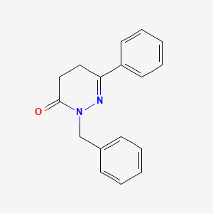 B1316774 2-Benzyl-6-phenyl-4,5-dihydropyridazin-3(2H)-one CAS No. 87769-64-0
