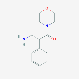 3-Amino-1-(morpholin-4-yl)-2-phenylpropan-1-one