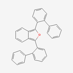 molecular formula C32H22O B13167879 1,3-Di([1,1'-biphenyl]-2-yl)isobenzofuran 