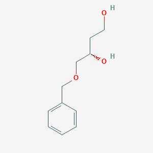 molecular formula C11H16O3 B1316789 (S)-4-Benzyloxy-1,3-butanediol CAS No. 85418-23-1