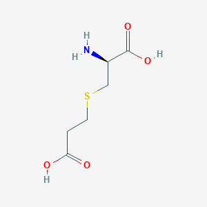 molecular formula C6H11NO4S B131679 (S)-2-氨基-3-[(2-羧乙基)硫代]丙酸 CAS No. 100429-59-2