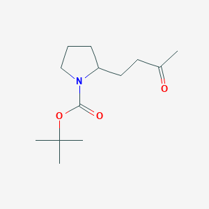 Tert-butyl 2-(3-oxobutyl)pyrrolidine-1-carboxylate