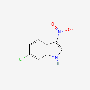 molecular formula C8H5ClN2O2 B13167919 6-Chloro-3-nitro-1h-indole 