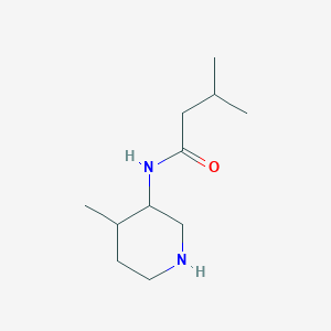 3-methyl-N-(4-methylpiperidin-3-yl)butanamide