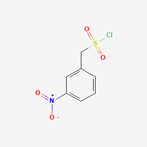 molecular formula C7H6ClNO4S B1316798 (3-Nitrophenyl)methanesulfonyl chloride CAS No. 58032-84-1