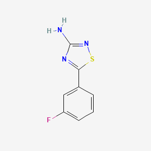 5-(3-Fluorophenyl)-1,2,4-thiadiazol-3-amine