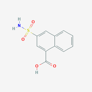 3-Sulfamoylnaphthalene-1-carboxylic acid