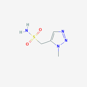 molecular formula C4H8N4O2S B13168025 (1-Methyl-1H-1,2,3-triazol-5-yl)methanesulfonamide 