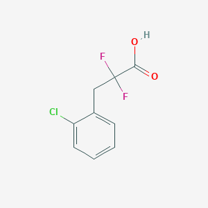 3-(2-Chlorophenyl)-2,2-difluoropropanoic acid