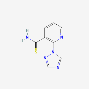 2-(1H-1,2,4-triazol-1-yl)pyridine-3-carbothioamide