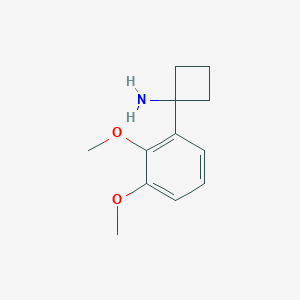 1-(2,3-Dimethoxyphenyl)cyclobutan-1-amine