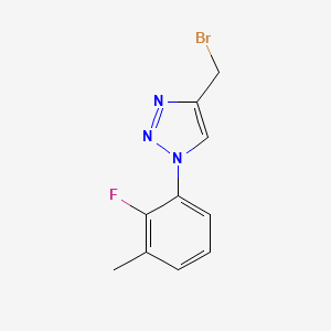 4-(Bromomethyl)-1-(2-fluoro-3-methylphenyl)-1H-1,2,3-triazole