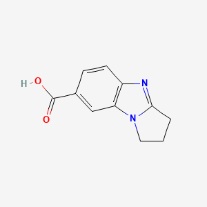 2,7-Diazatricyclo[6.4.0.0,2,6]dodeca-1(12),6,8,10-tetraene-11-carboxylic acid