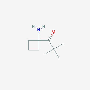 1-(1-Aminocyclobutyl)-2,2-dimethylpropan-1-one