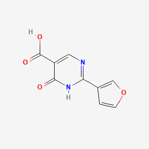 2-(Furan-3-yl)-6-oxo-1,6-dihydropyrimidine-5-carboxylic acid