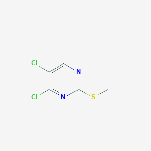 molecular formula C5H4Cl2N2S B1316840 4,5-二氯-2-(甲硫基)嘧啶 CAS No. 99469-85-9