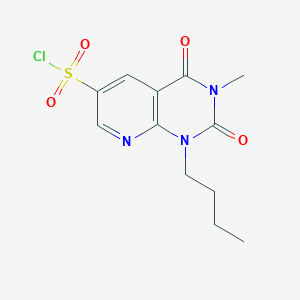 1-Butyl-3-methyl-2,4-dioxo-1,2,3,4-tetrahydropyrido[2,3-d]pyrimidine-6-sulfonyl chloride