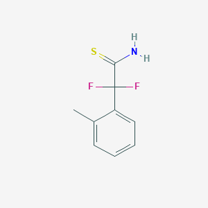 2,2-Difluoro-2-(2-methylphenyl)ethanethioamide