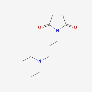 molecular formula C11H18N2O2 B13168489 1-[3-(diethylamino)propyl]-2,5-dihydro-1H-pyrrole-2,5-dione 