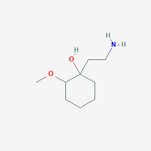 1-(2-Aminoethyl)-2-methoxycyclohexan-1-ol