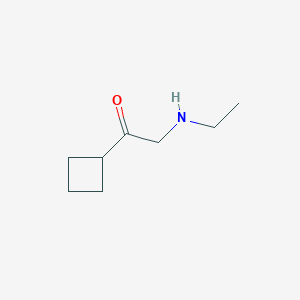 1-Cyclobutyl-2-(ethylamino)ethan-1-one