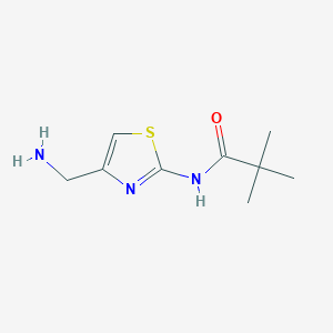 N-[4-(Aminomethyl)-1,3-thiazol-2-yl]-2,2-dimethylpropanamide