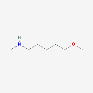 molecular formula C7H17NO B13168568 (5-Methoxypentyl)(methyl)amine 