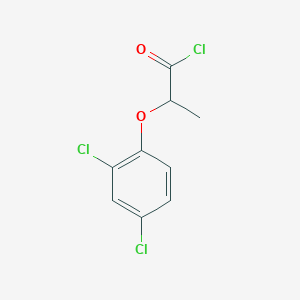 molecular formula C9H7Cl3O2 B1316858 2-(2,4-二氯苯氧基)丙酰氯 CAS No. 58048-37-6