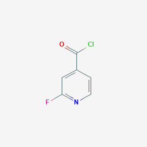 molecular formula C6H3ClFNO B1316859 2-氟-异烟酰氯 CAS No. 65352-95-6