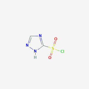 molecular formula C2H2ClN3O2S B1316860 4H-1,2,4-三唑-3-磺酰氯 CAS No. 6461-29-6