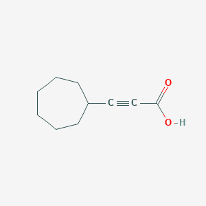 3-Cycloheptylprop-2-ynoic acid