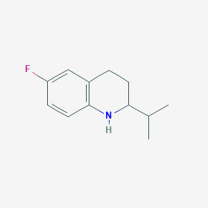 6-Fluoro-2-(propan-2-yl)-1,2,3,4-tetrahydroquinoline