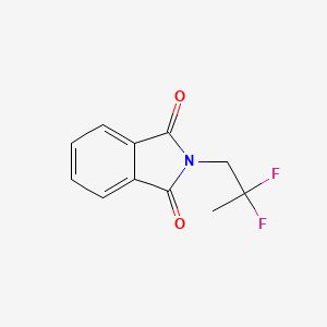 molecular formula C11H9F2NO2 B13168646 2-(2,2-Difluoropropyl)isoindoline-1,3-dione 