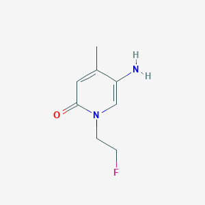 5-Amino-1-(2-fluoroethyl)-4-methyl-1,2-dihydropyridin-2-one