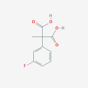 2-(3-Fluorophenyl)-2-methylpropanedioic acid