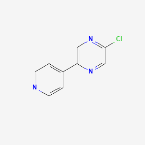 2-Chloro-5-(pyridin-4-yl)pyrazine