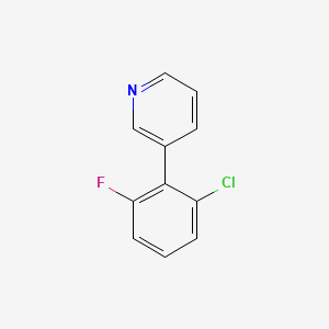 3-(2-Chloro-6-fluorophenyl)pyridine