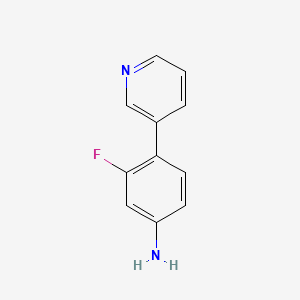 3-Fluoro-4-(pyridin-3-yl)aniline