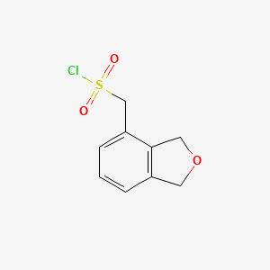 (1,3-Dihydro-2-benzofuran-4-yl)methanesulfonyl chloride