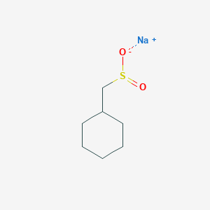 molecular formula C7H13NaO2S B13168747 Sodium cyclohexylmethanesulfinate 