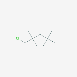 molecular formula C9H19Cl B13168758 1-Chloro-2,2,4,4-tetramethylpentane CAS No. 1314937-92-2