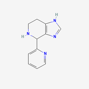 molecular formula C11H12N4 B1316876 4-吡啶-2-基-4,5,6,7-四氢-3H-咪唑并[4,5-c]吡啶 CAS No. 887405-39-2