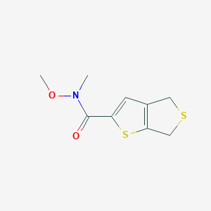 N-Methoxy-N-methyl-4,6-dihydrothieno[3,4-b]thiophene-2-carboxamide