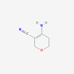 4-amino-5,6-dihydro-2H-pyran-3-carbonitrile