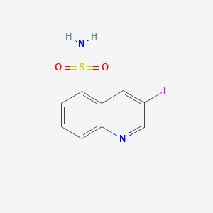 3-Iodo-8-methylquinoline-5-sulfonamide