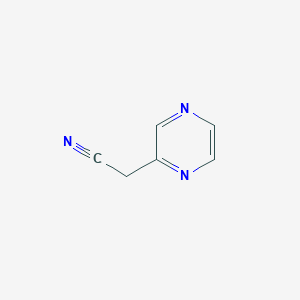 molecular formula C6H5N3 B1316878 2-(吡嗪-2-基)乙腈 CAS No. 5117-44-2